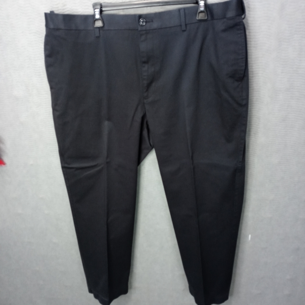 Savane. Men's black dress pants. Cotton sz 42"× 30
